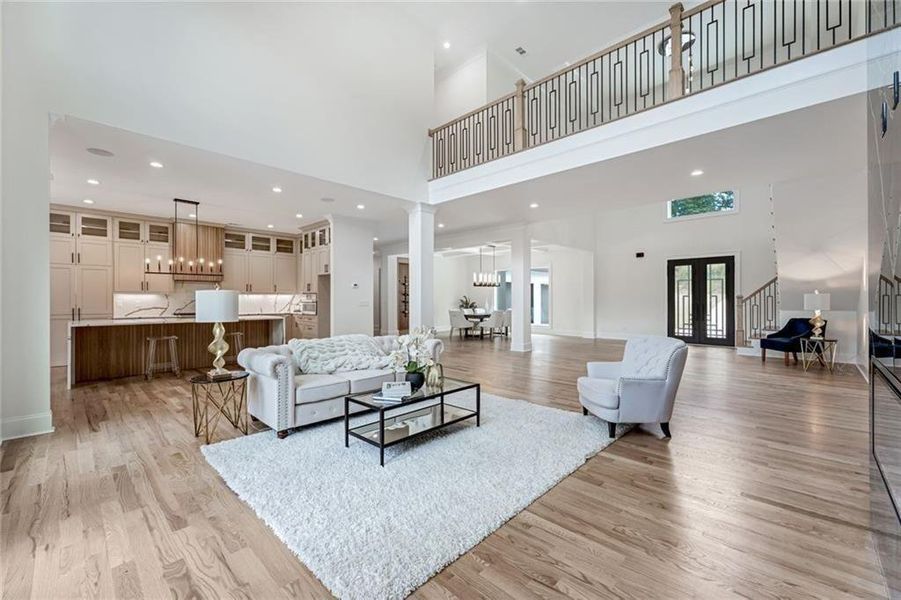 Furnished interior view inside a new home in , Buford (Image 32).