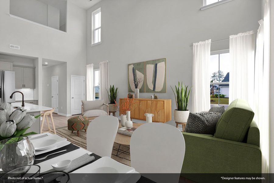 Furnished interior view inside a new home in Grand Park, Leland (Image 6).