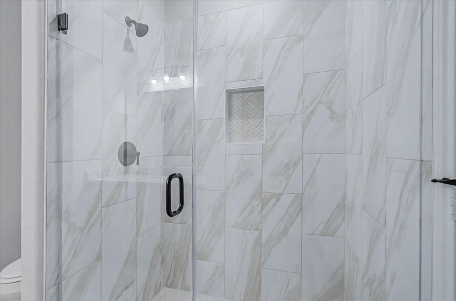 Secondary shower Secondary shower