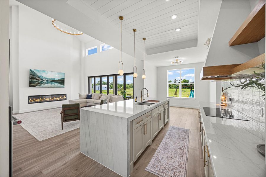 Furnished interior view inside a new home in , Baytown (Image 7).