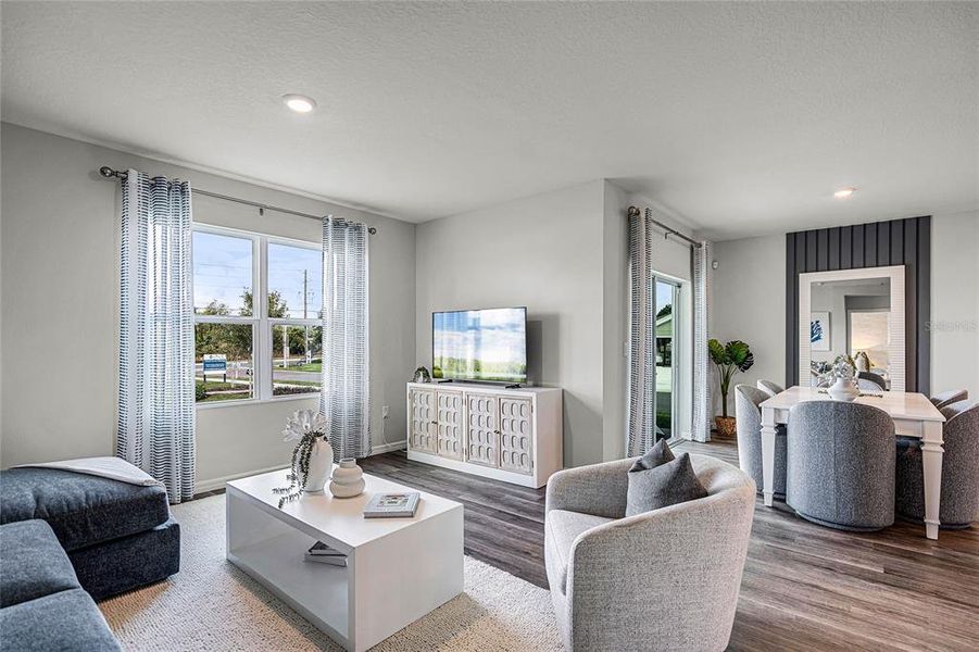 Furnished interior view inside a new home in , Haines City (Image 11).