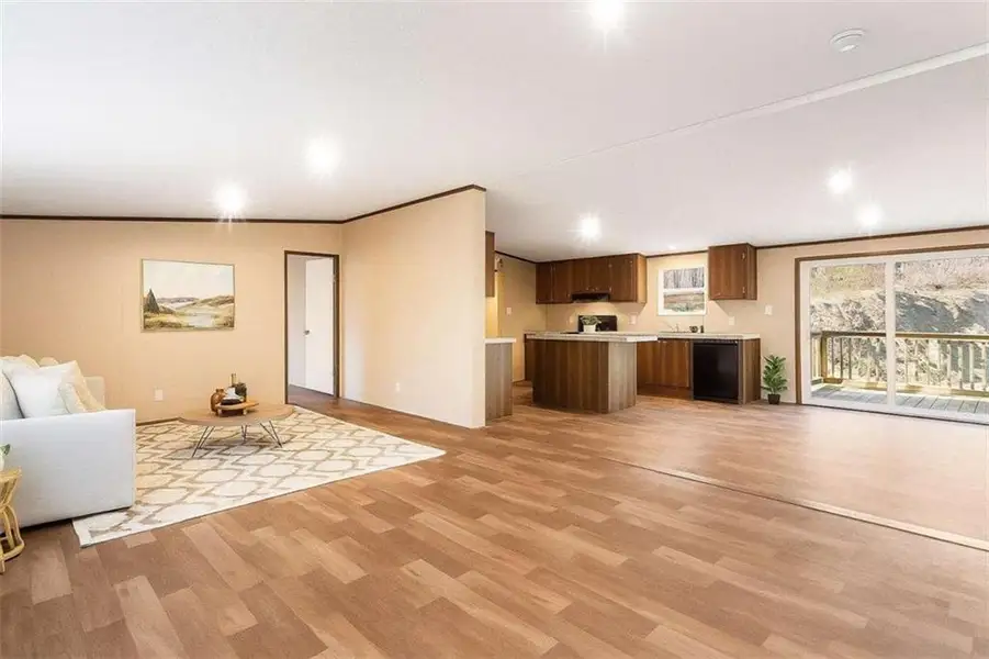 Furnished interior view inside a new home in , Ellijay (Image 6).