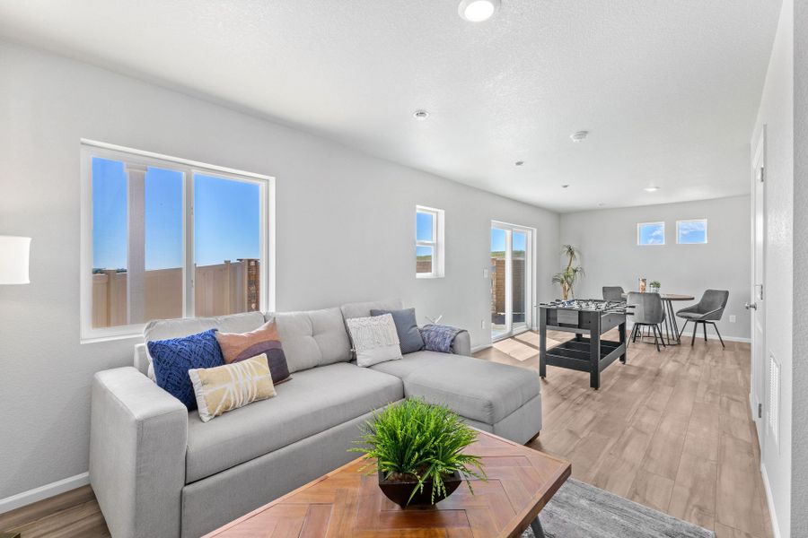 Furnished interior view inside a new home in Green Valley Ranch, Aurora (Image 7).