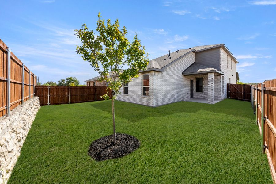 Front exterior of a new home in Northspur, Terrell, TX, highlighting curb appeal (Image 28).
