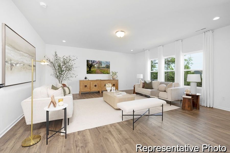 Furnished interior view inside a new home in Wheatfield Estates, Statesville (Image 10).