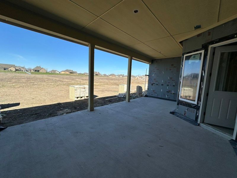Exterior details and patio area of a home in Fannin Ranch, Leonard (Image 2). Exterior details and patio area of a home in Fannin Ranch, Leonard (Image 2).