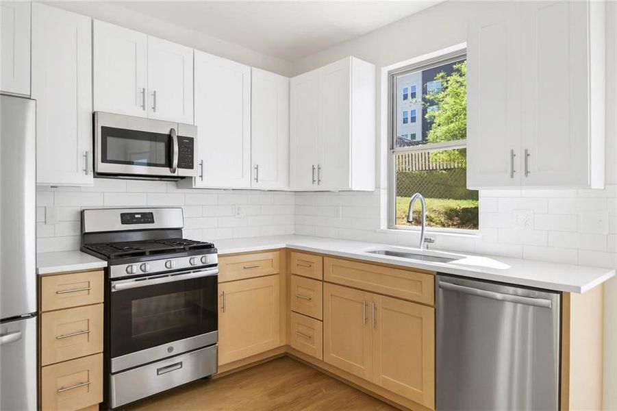 Furnished interior view inside a new home in , Atlanta (Image 6).