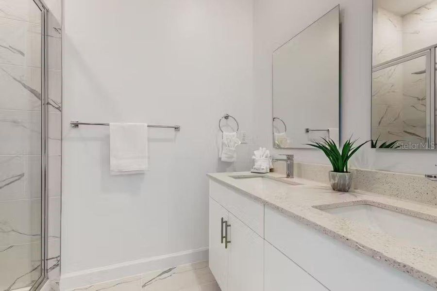 Furnished interior view inside a new home in , Davenport (Image 6).