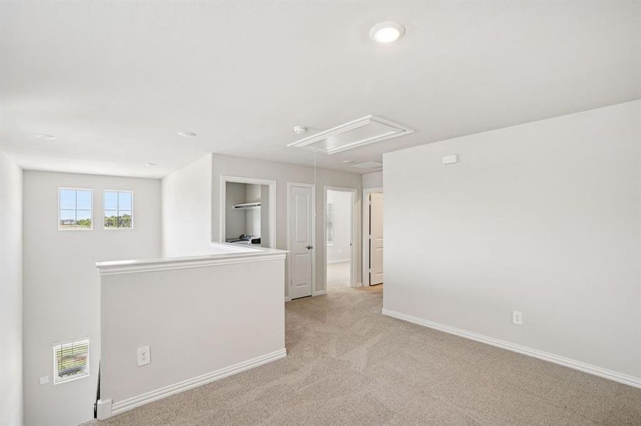 Spacious, unfurnished interior of a new home in Trails of Lavon - Spring Series, Lavon (Image 19).