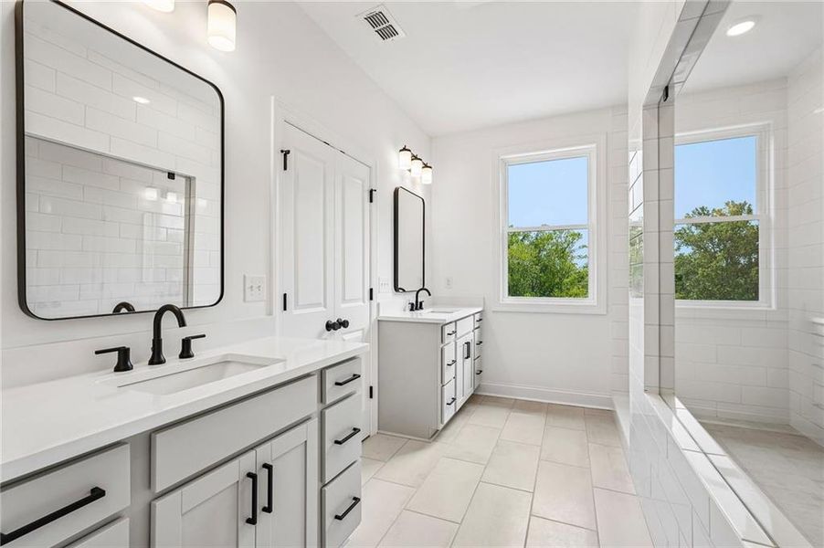 Furnished interior view inside a new home in Millcroft Townhomes, Buford (Image 16).