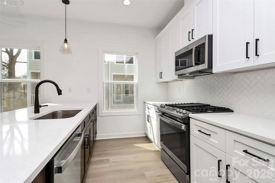 Furnished interior view inside a new home in , Charlotte (Image 7).