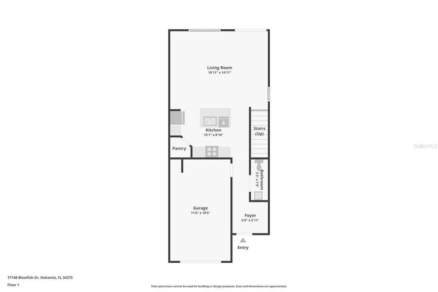 2D floor plan layout of this home in , Nokomis, FL (Image 5).