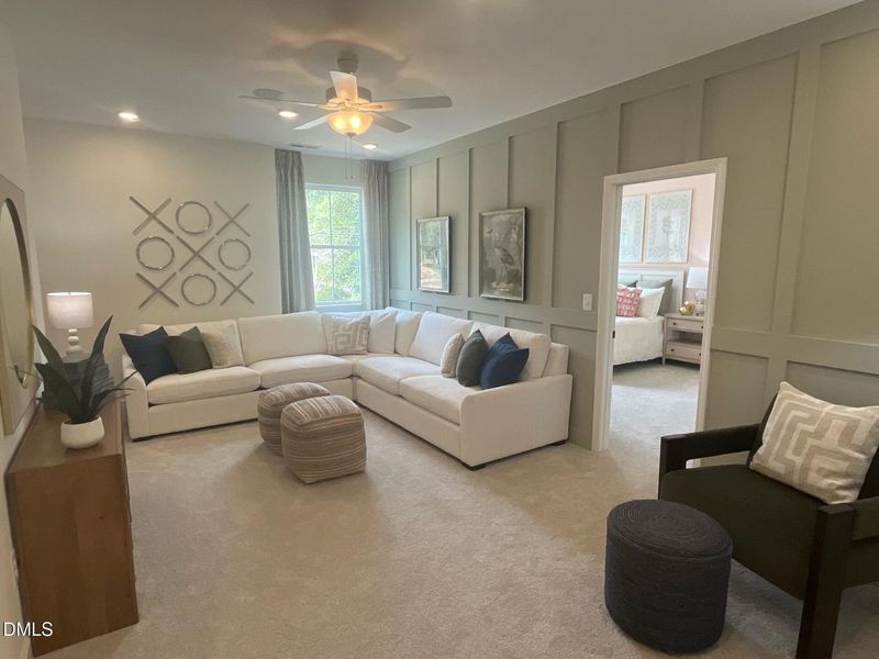 Furnished interior view inside a new home in Sage on North Main, Wake Forest (Image 18).