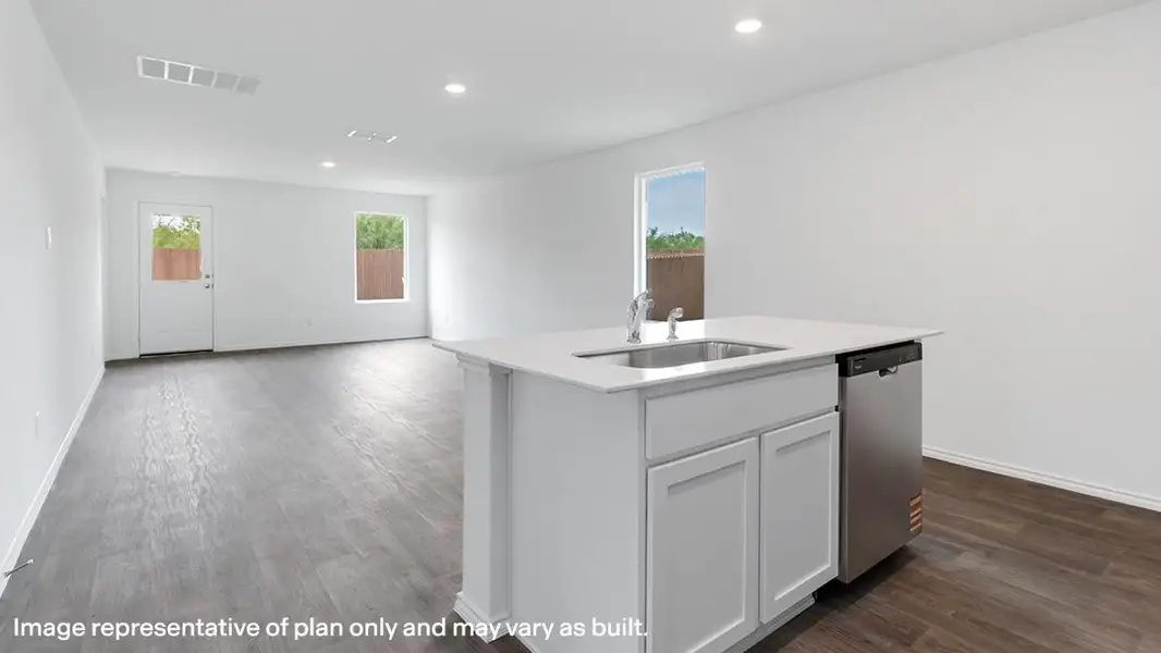 Furnished interior view inside a new home in Garver Heights, Houston (Image 6).