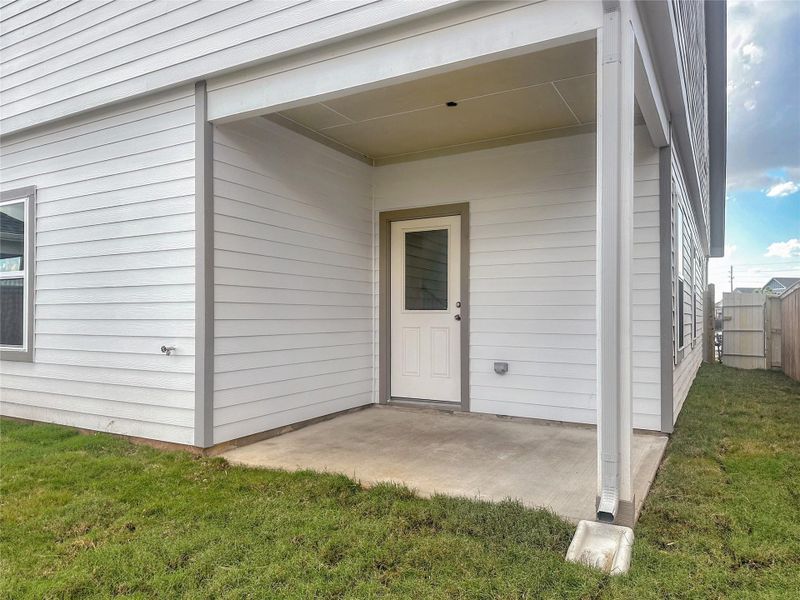 The Caldwell- Rear Covered Patio