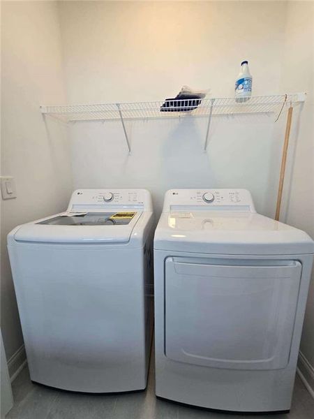 Furnished interior view inside a new home in , Suwanee (Image 11).