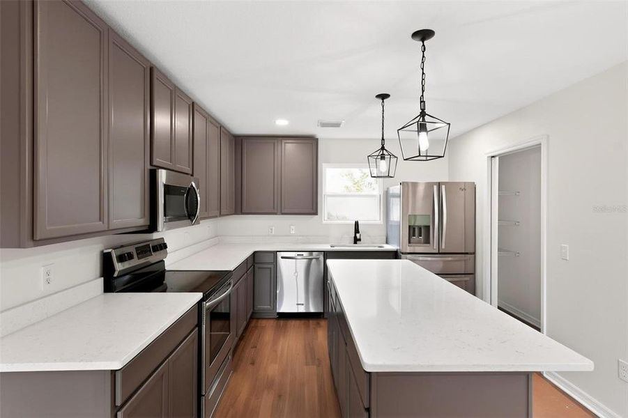 Furnished interior view inside a new home in , Leesburg (Image 7).