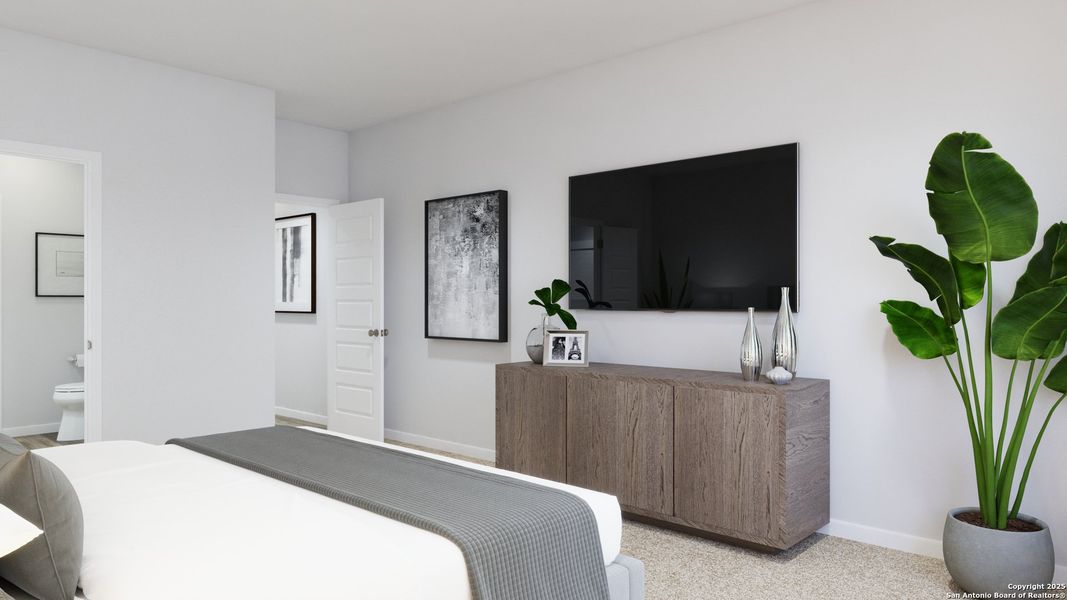 Furnished interior view inside a new home in Swenson Heights, Seguin (Image 24).