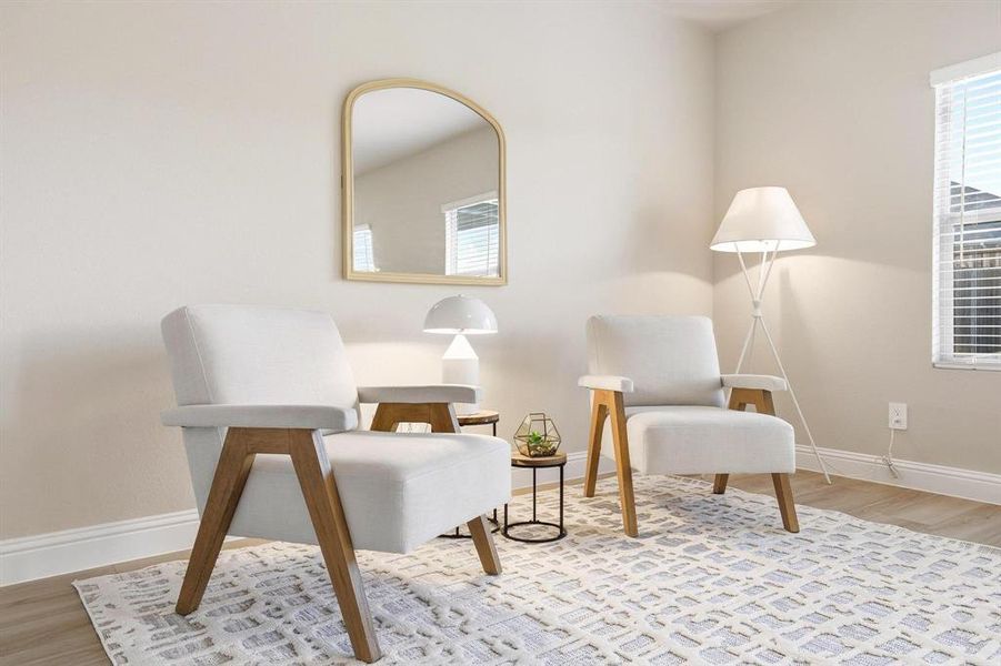 Furnished interior view inside a new home in Westmoor, Sherman (Image 6).