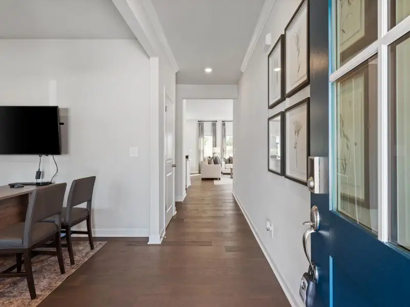 Step inside the five-bed, three-bath Chatham floorplan. Step inside the five-bed, three-bath Chatham floorplan.