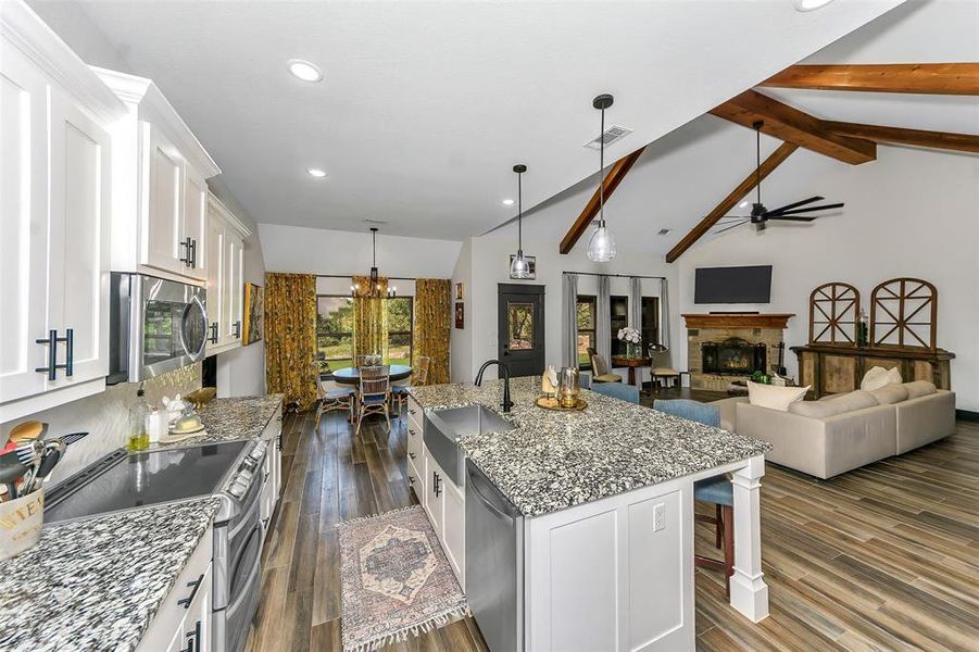 Furnished interior view inside a new home in , Weatherford (Image 18).