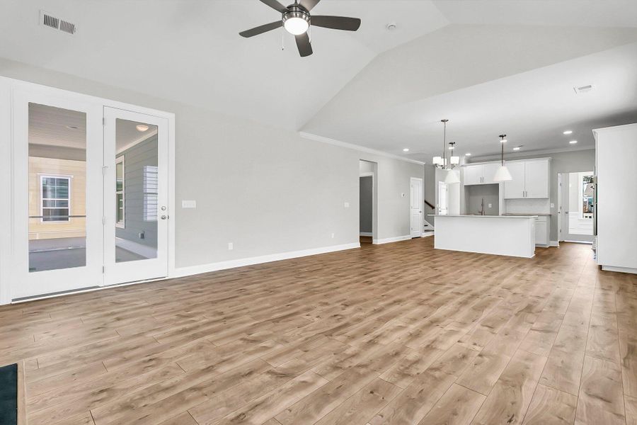 Spacious, unfurnished interior of a new home in Tidewater at Lakes of Cane Bay, Summerville (Image 14). Spacious, unfurnished interior of a new home in Tidewater at Lakes of Cane Bay, Summerville (Image 14).
