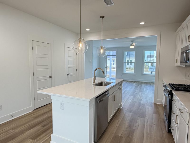 Furnished interior view inside a new home in , Summerville (Image 7). Furnished interior view inside a new home in , Summerville (Image 7).