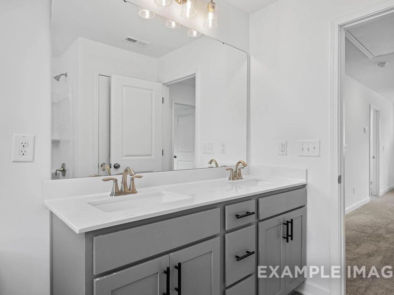 Furnished interior view inside a new home in Woodland Crossing, Zebulon (Image 8).