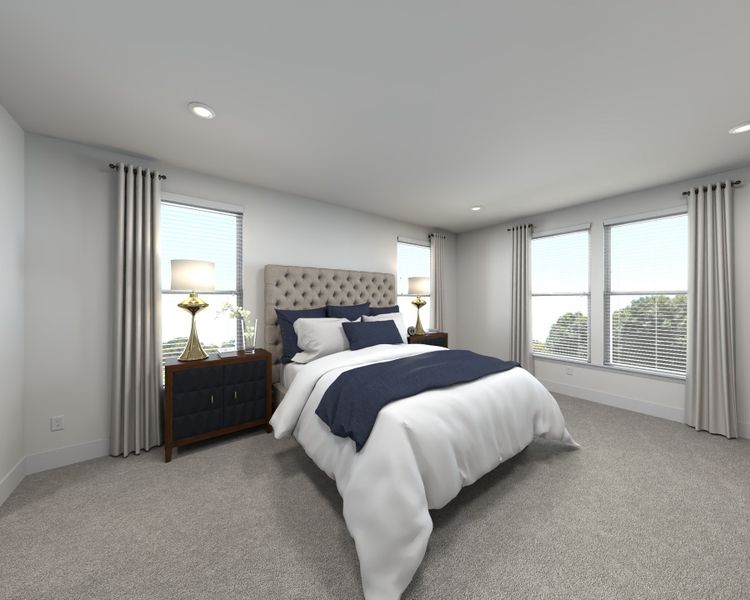 Furnished interior view inside a new home in Station Hill - Estate Series, Franklin (Image 6).