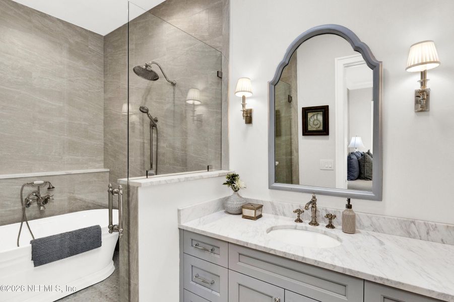 Furnished interior view inside a new home in , Ponte Vedra Beach (Image 67).