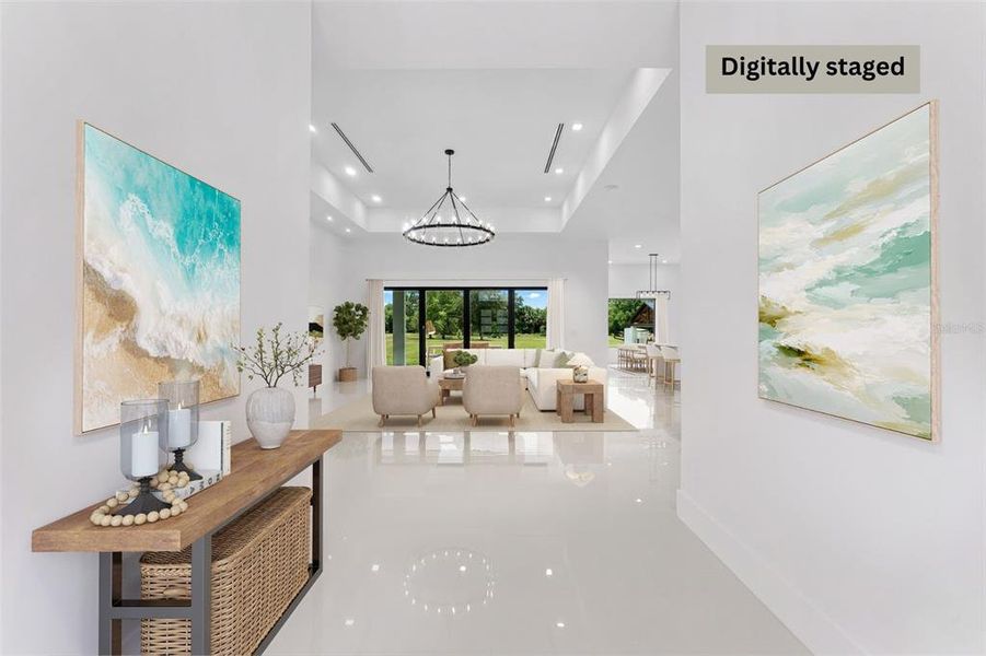 Furnished interior view inside a new home in , Palm Bay (Image 48). Furnished interior view inside a new home in , Palm Bay (Image 48).
