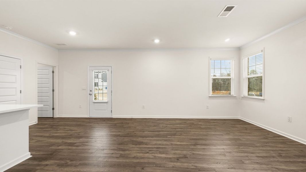 Spacious, unfurnished interior of a new home in Independence Villas and Townhomes, Loganville (Image 16). Spacious, unfurnished interior of a new home in Independence Villas and Townhomes, Loganville (Image 16).