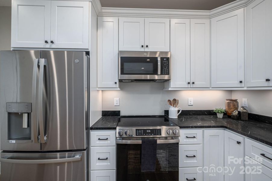 Close-up of interior finishes inside a home in , Lowell (Image 8).