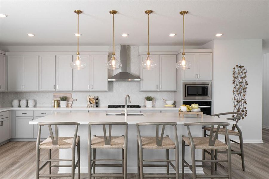 Furnished interior view inside a new home in Villages of Hurricane Creek, Anna (Image 5). Furnished interior view inside a new home in Villages of Hurricane Creek, Anna (Image 5).