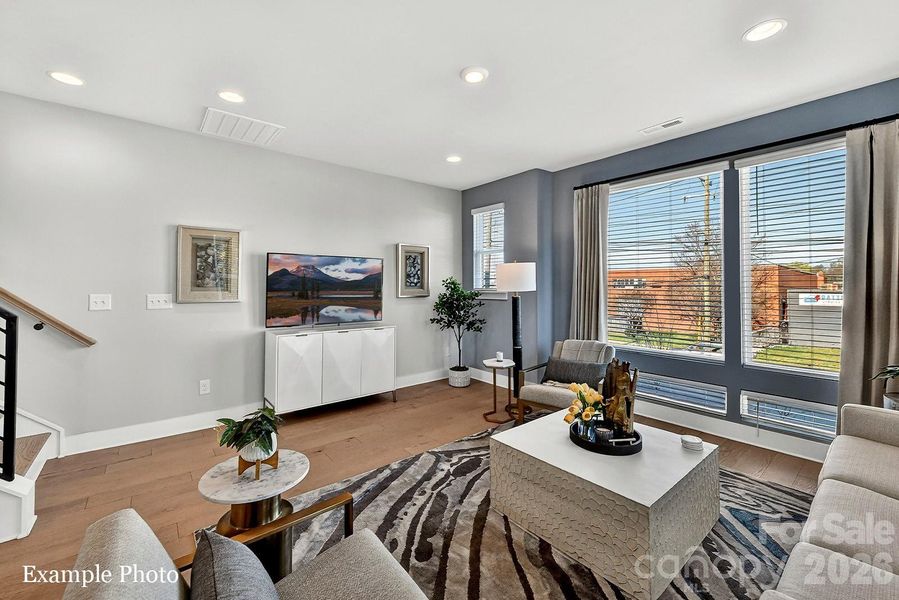 Furnished interior view inside a new home in North End Terraces, Charlotte (Image 17).
