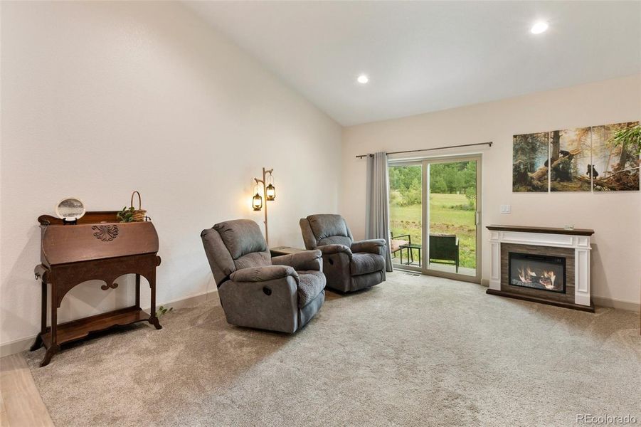 Furnished interior view inside a new home in , Woodland Park (Image 21). Furnished interior view inside a new home in , Woodland Park (Image 21).