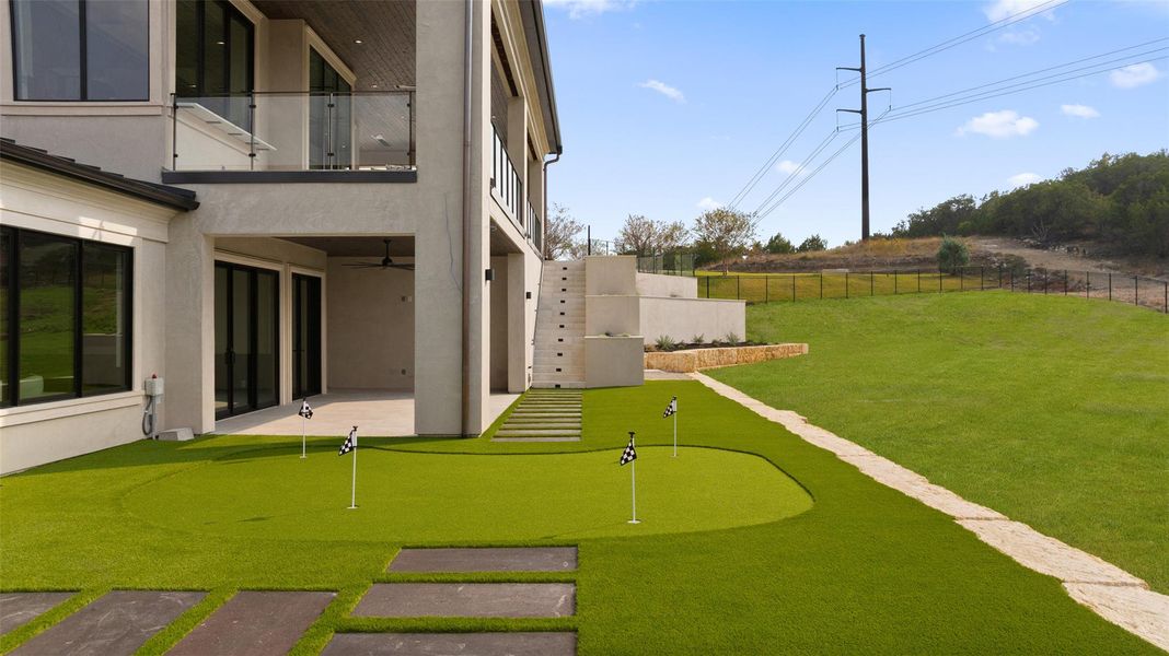 Exterior details and patio area of a home in , Austin (Image 32). Exterior details and patio area of a home in , Austin (Image 32).