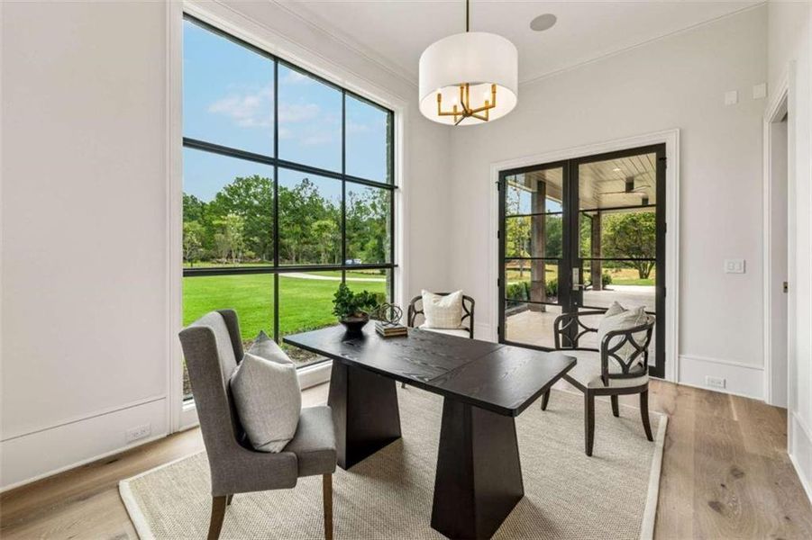 Furnished interior view inside a new home in , Cumming (Image 30). Furnished interior view inside a new home in , Cumming (Image 30).