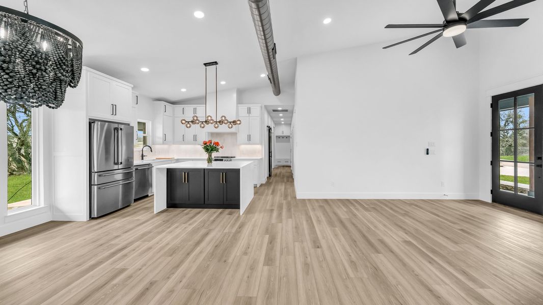 Representative furnished interior of a home built from the Zephyer 2 by Zeal Home Builders in Parallel Pastures, Poolville (Image 5).