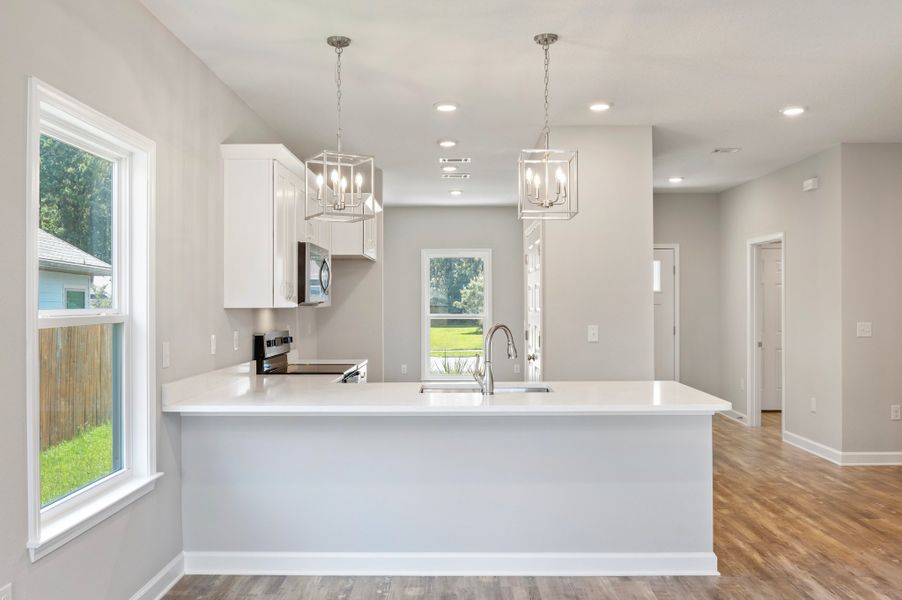 Representative furnished interior of a home built from the Georgia by CJL Homes in McCarthy Estates, Defuniak Springs (Image 6).
