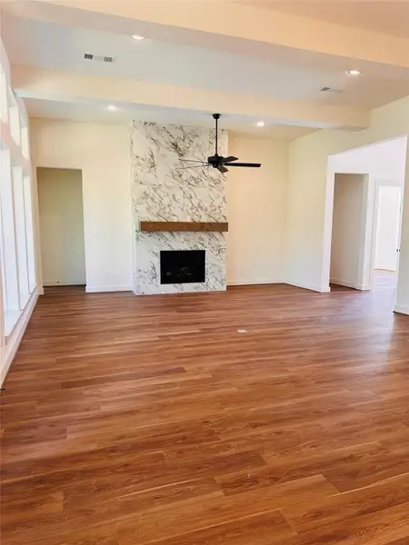 The Great Room expanse with fireplace The Great Room expanse with fireplace