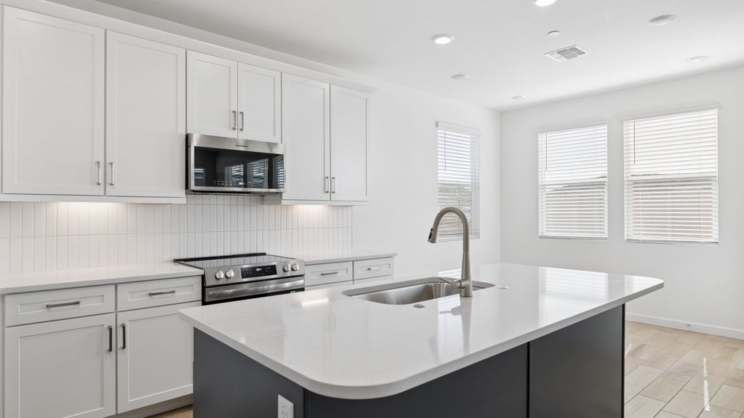 Furnished interior view inside a new home in The Buttes at Mystic, Peoria (Image 12).
