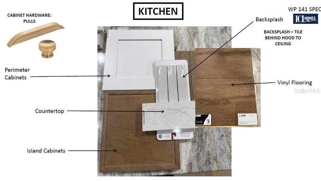 Sample of building materials used in homes in Wellen Park, Venice (Image 10).