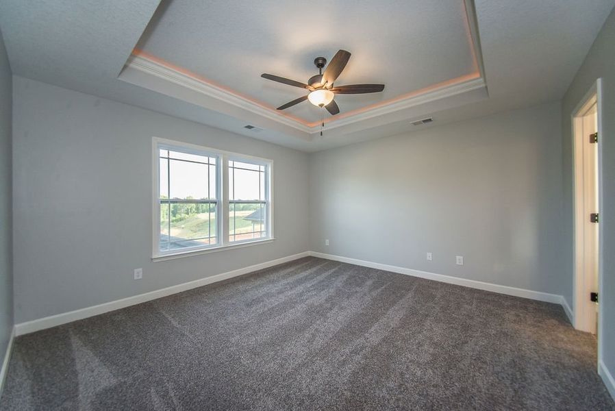 Representative unfurnished interior of a home built from the Heatherwood by Enchanted Homes in Arcadia Village, Spartanburg (Image 27).