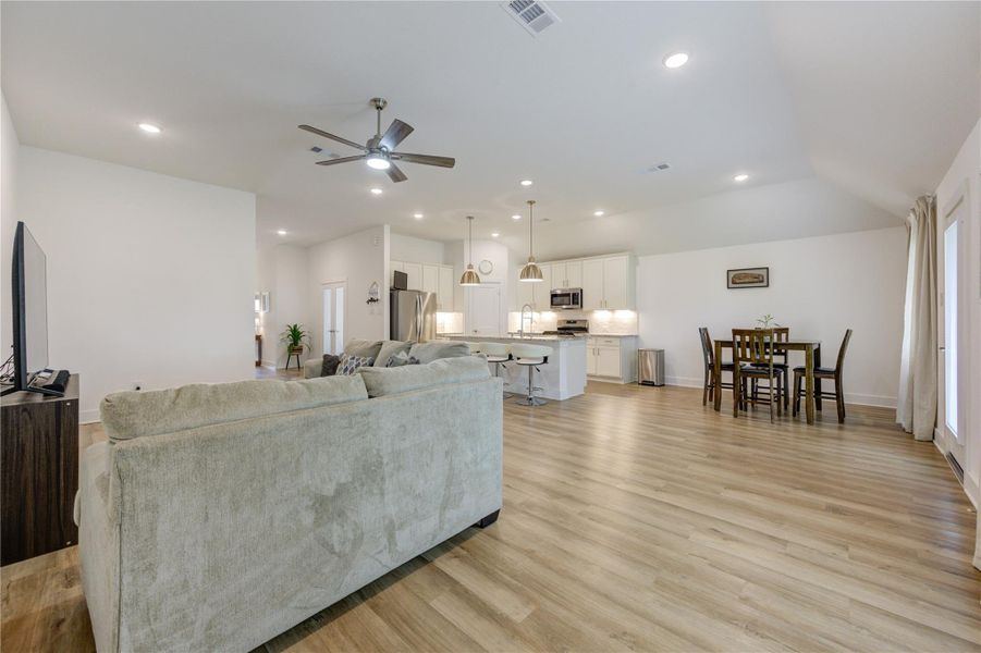 Furnished interior view inside a new home in Marvida, Cypress (Image 18).