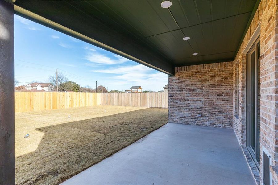 Exterior details and patio area of a home in , Abilene (Image 27).