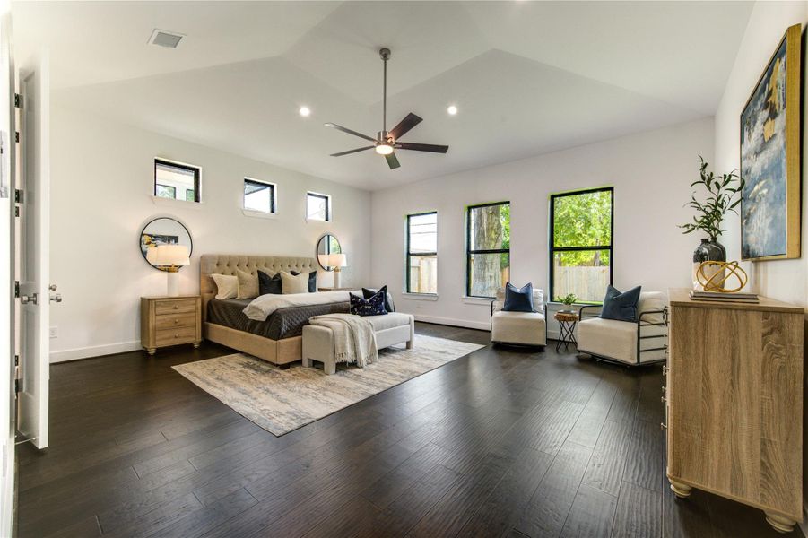 Furnished interior view inside a new home in Westview Terrace, Houston (Image 15). Furnished interior view inside a new home in Westview Terrace, Houston (Image 15).