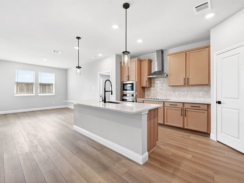 Furnished interior view inside a new home in Parks at Foster Crossing, Anna (Image 11).