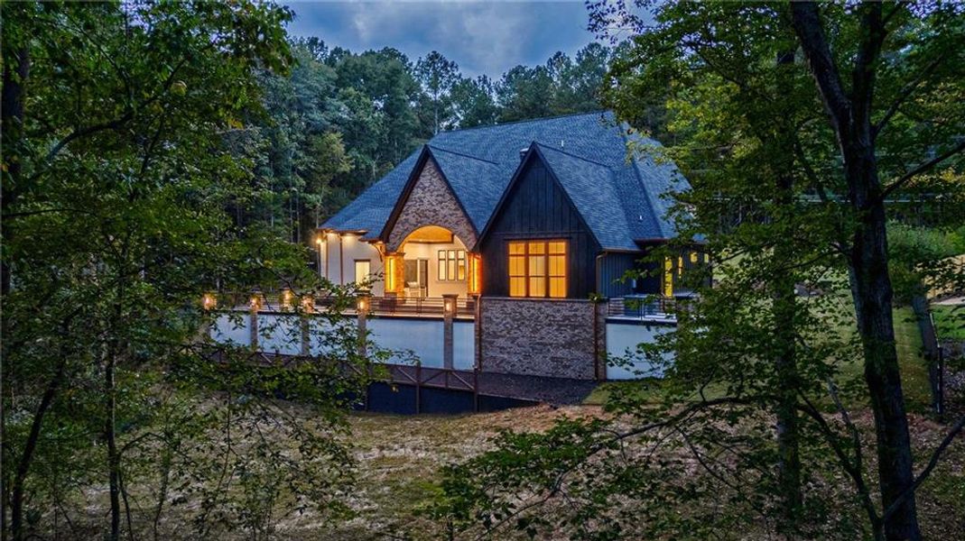 Front exterior of a new home in , Loganville, GA, highlighting curb appeal (Image 35). Front exterior of a new home in , Loganville, GA, highlighting curb appeal (Image 35).