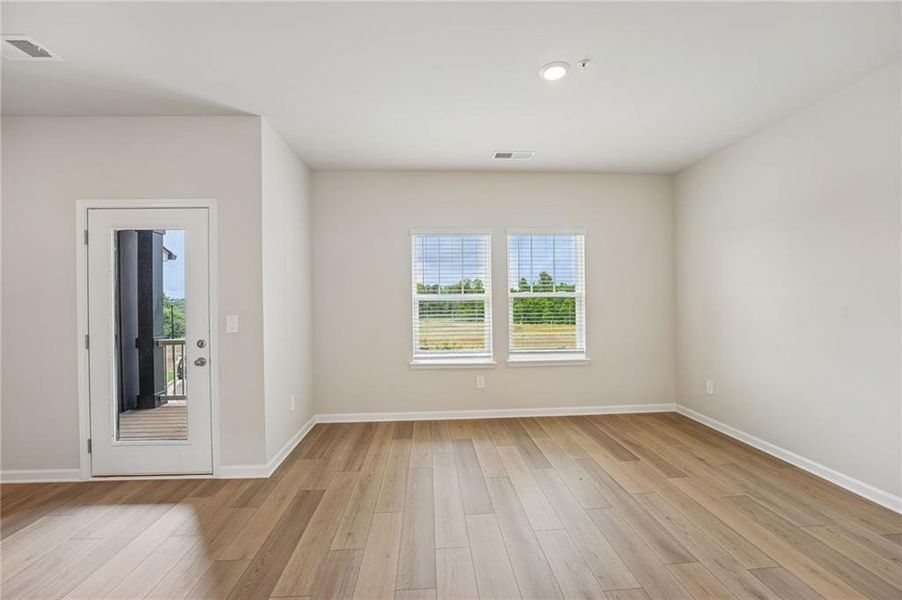 Spacious, unfurnished interior of a new home in Hemingway - Highland Series, Cumming (Image 32).